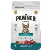 Comida para Gatos PAWNER Cachorros Con Pollo y Carne Bolsa 1Kg
