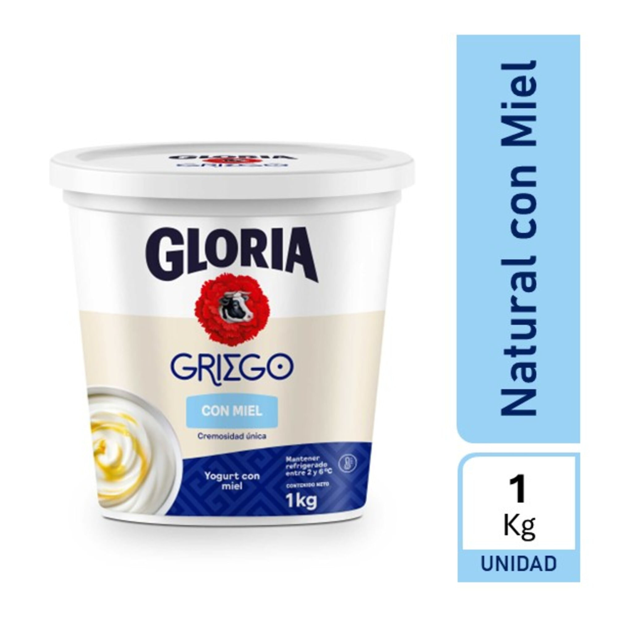 Yogurt Griego GLORIA Miel Pote 1Kg