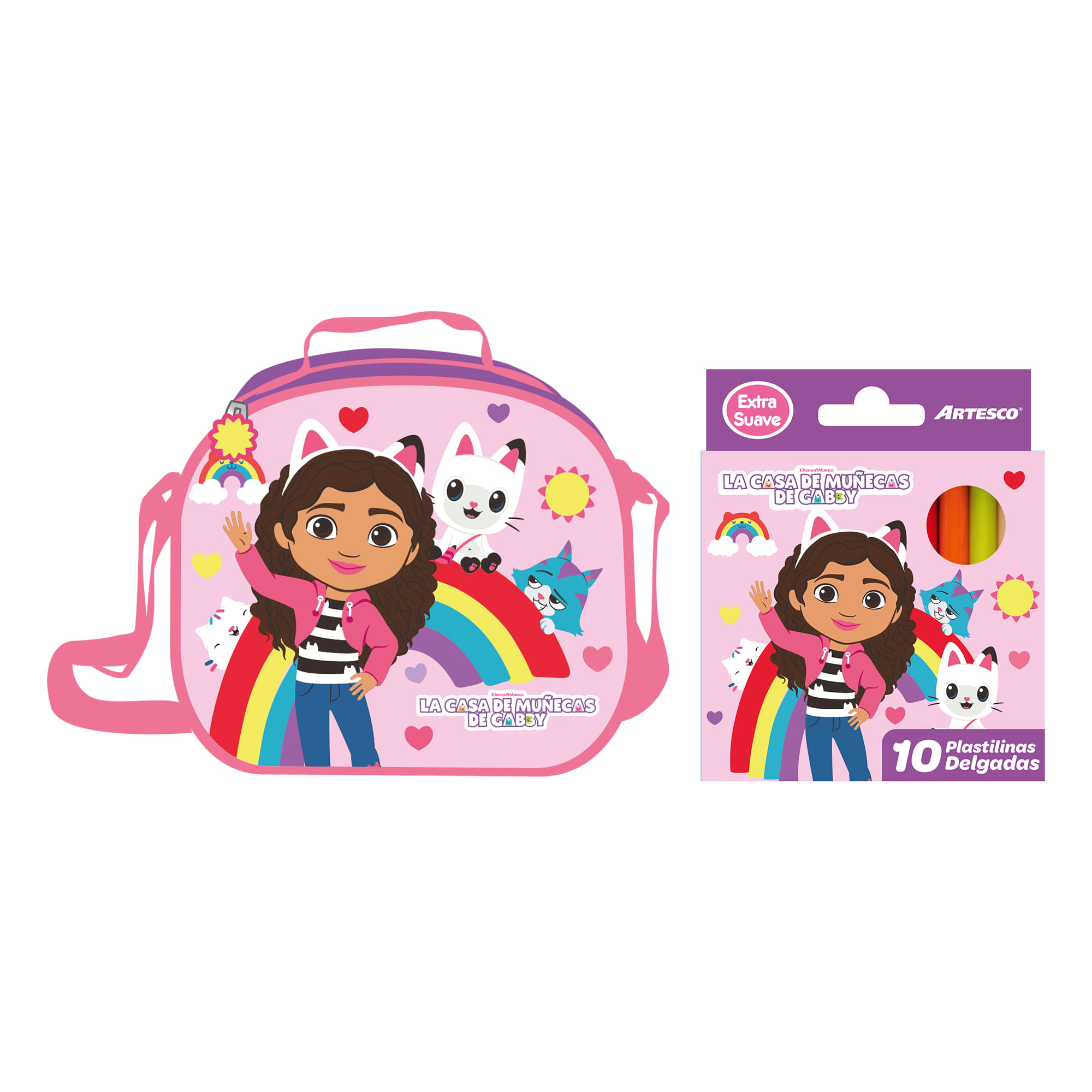 Lonchera ARTESCO Plastilina Gabby Dollsh