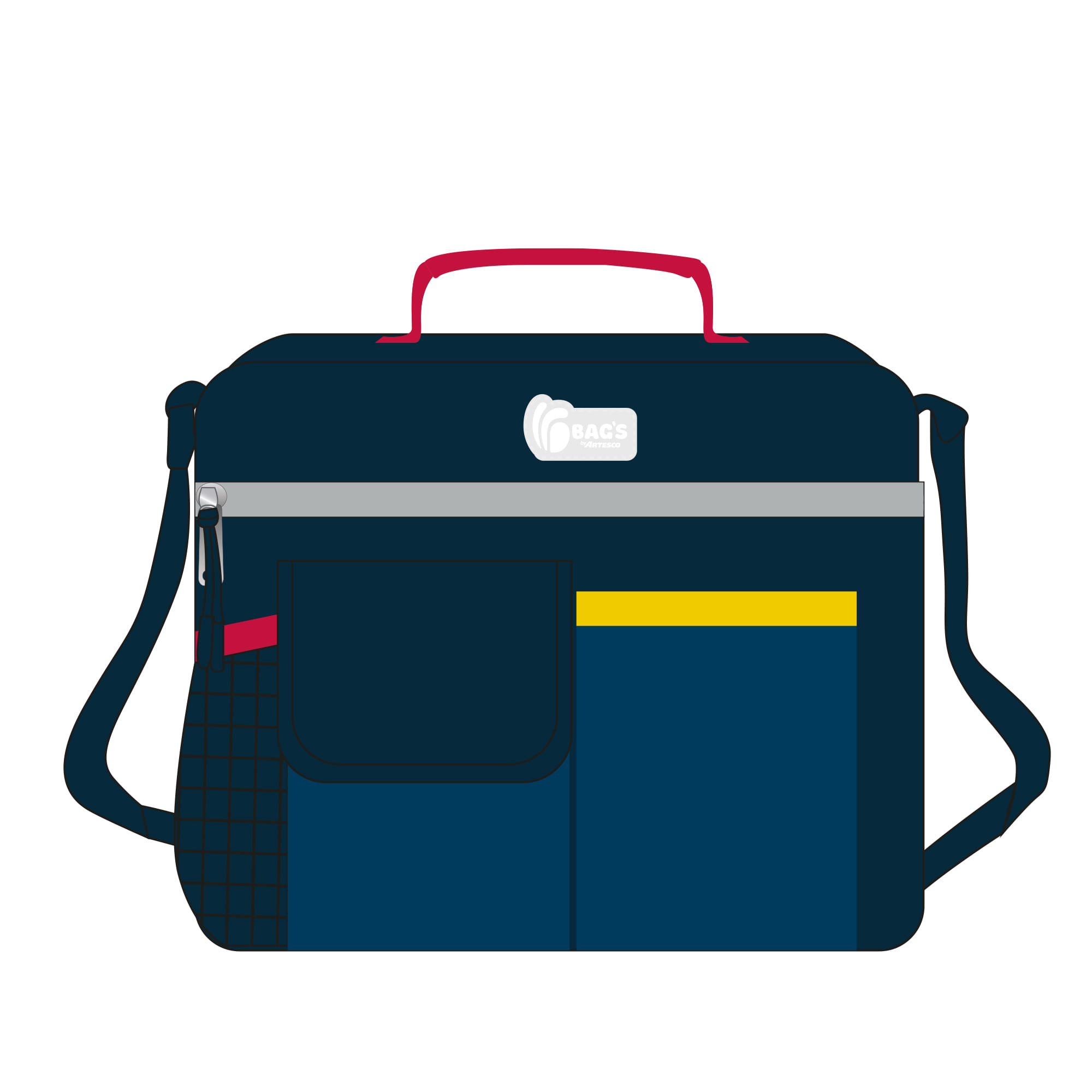 Lonchera ARTESCO Bags By Artes 3Col Azul