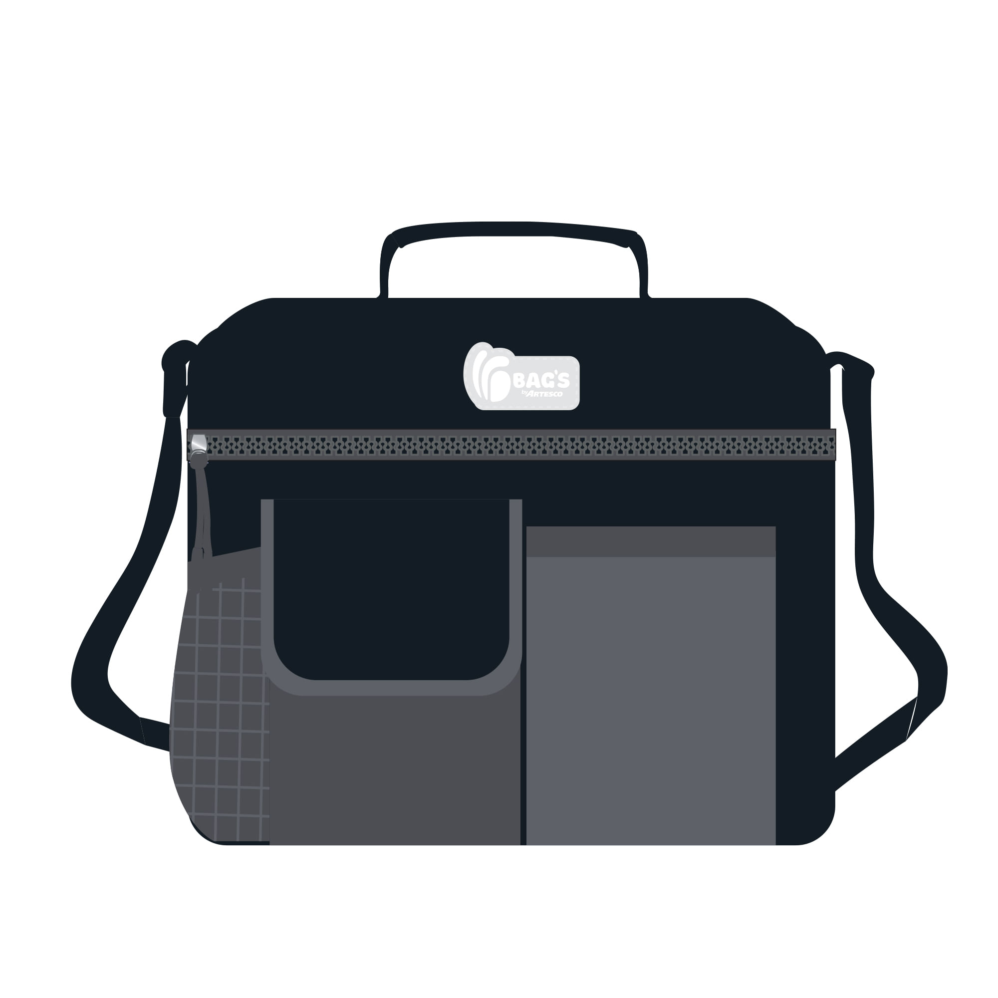Lonchera ARTESCO Bags By Artes Gris Azul