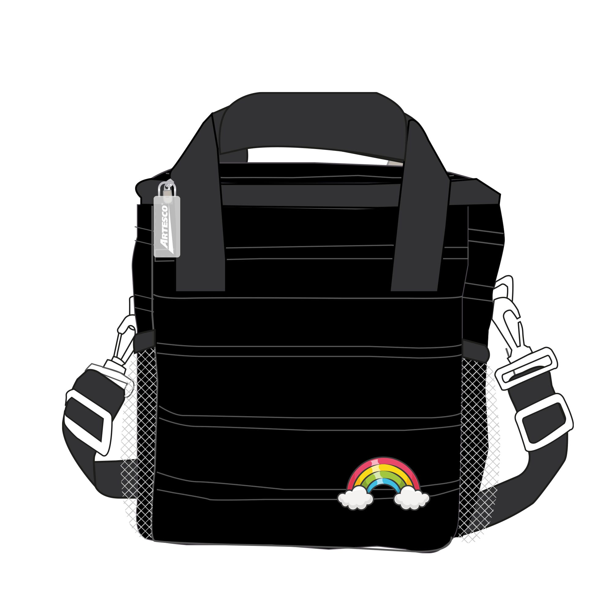 Lonchera ARTESCO Bagbyartes Pufr Rainbow