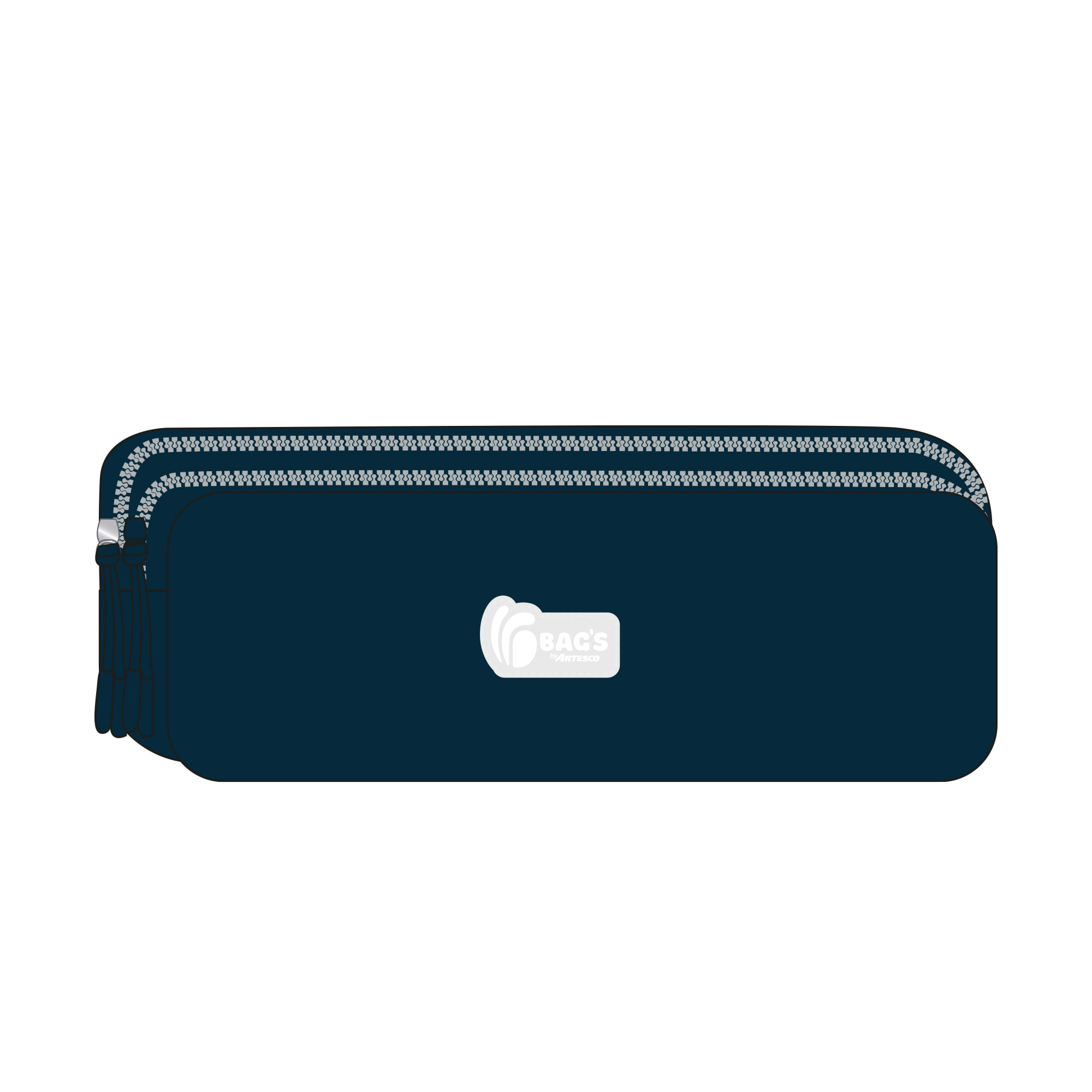 Cartuchera ARTESCO Bags By Art 3Col Azul