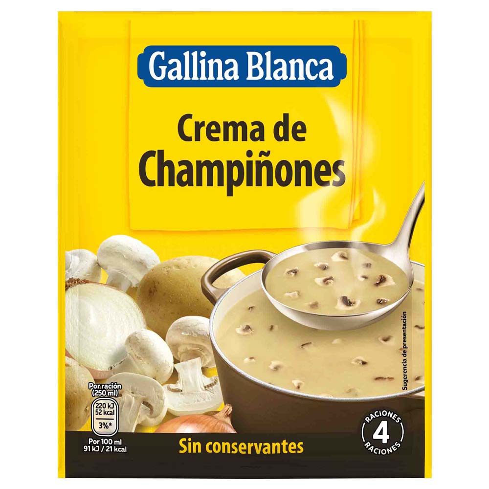 Crema de Champiñones GALLINA BLANCA Bolsa 62g
