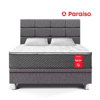 Dormitorio Boxet PARAISO Blocks Super Star 2 Plazas Gris