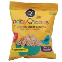 Crunchies Sabor Lúcuma QFOODS Bolsa 25g