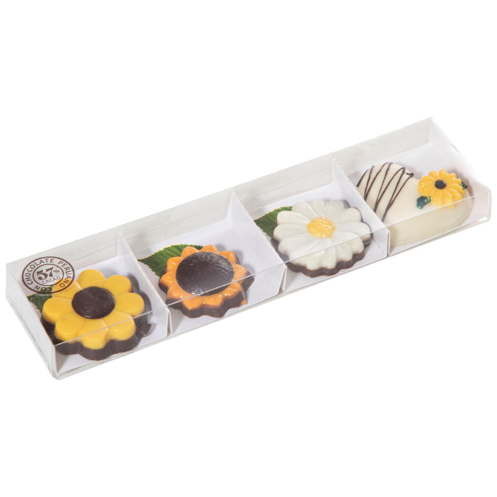 Figuras de Chocolate Rellenas Caja 3un