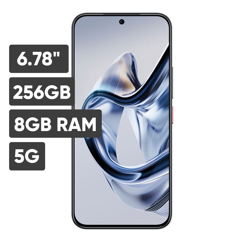 Smartphone ZTE Nubia Air 6.78'' 8GB 256GB 50MP + 2MP + 0.08MP Negro