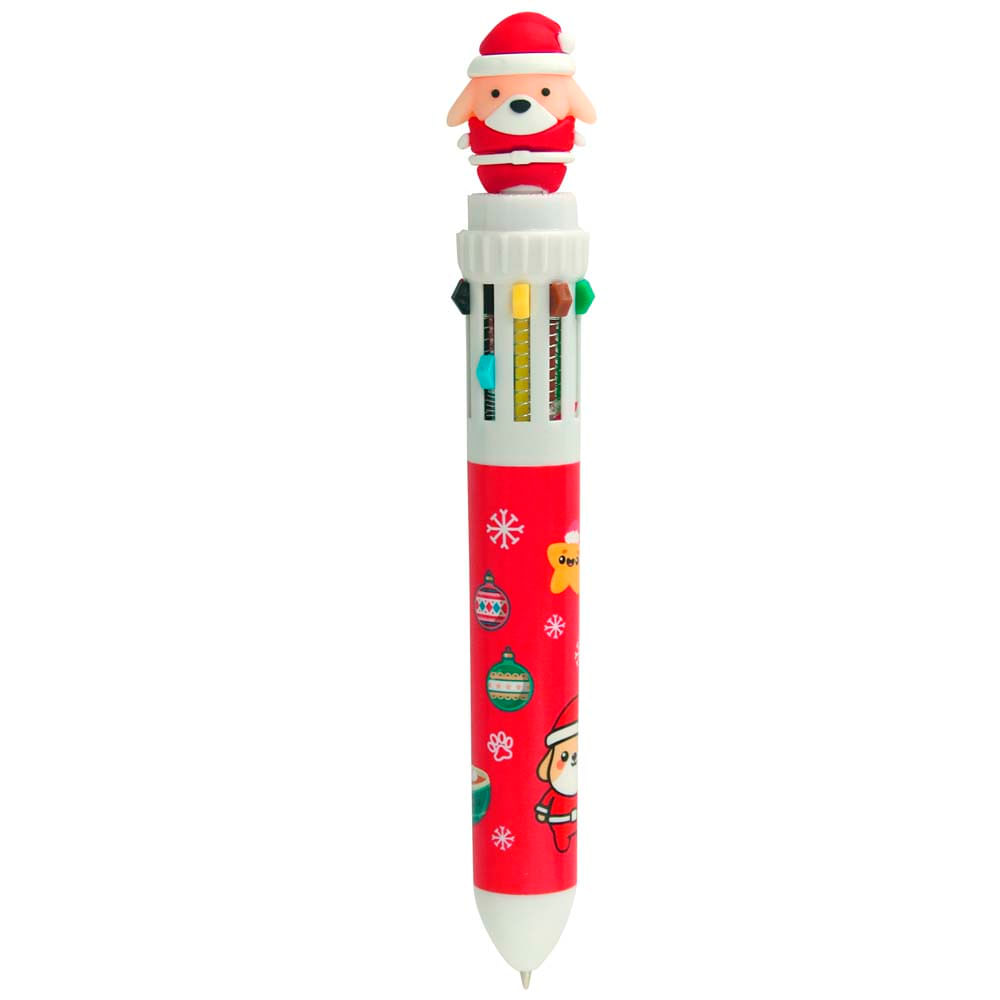 Lapicero ARTESCO Retráctil Navidad 10 Colores 1un