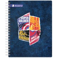 Cuaderno MINERVA Ejecutivo Cuadriculado Anillado Marvel