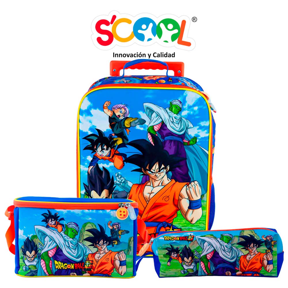 Set Maleta SCOOL 3D Dragon Ball