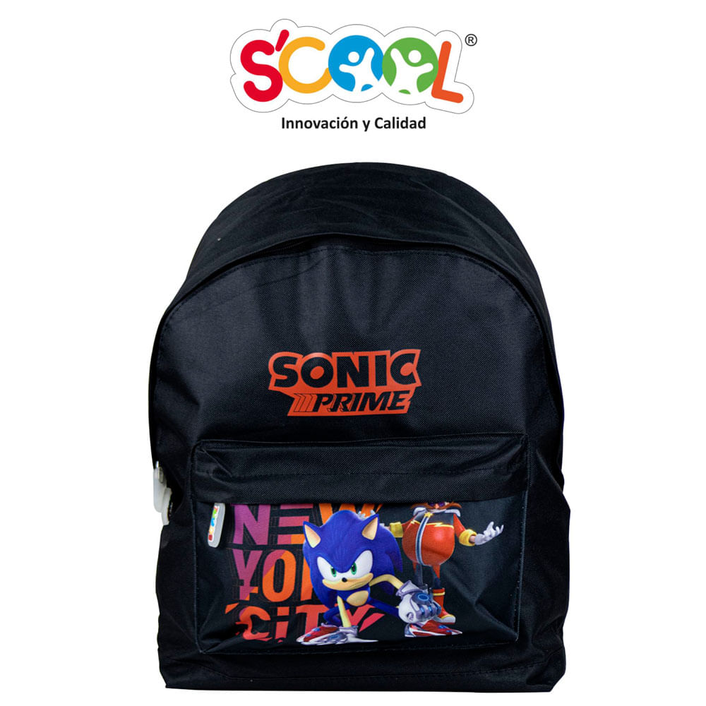 Mochila SCOOL Kombat Oficial Sonic Prime
