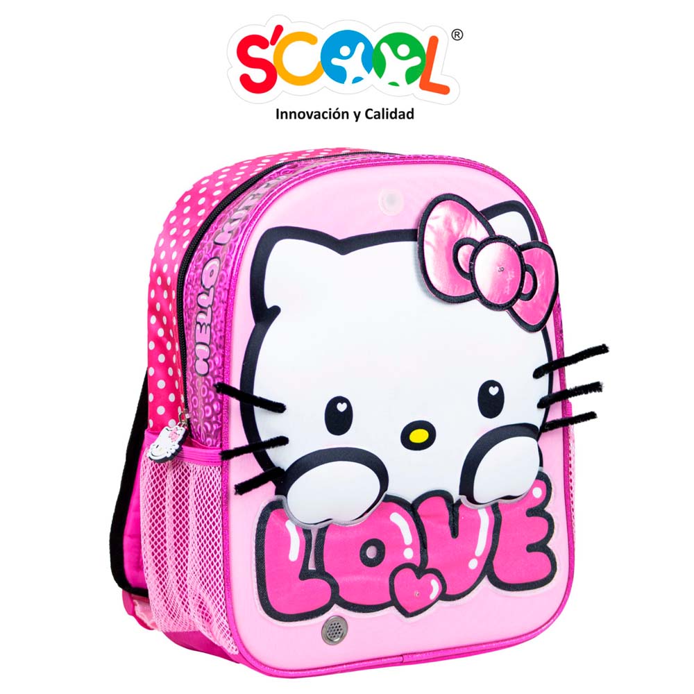 Mochila SCOOL MAGIC Kids Luces Sonido Hello Kitty
