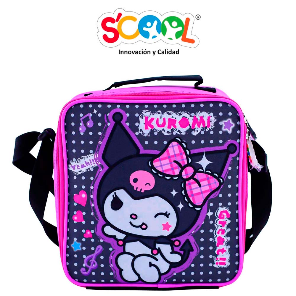 Lonchera SCOOL Cuadrada Kuromi