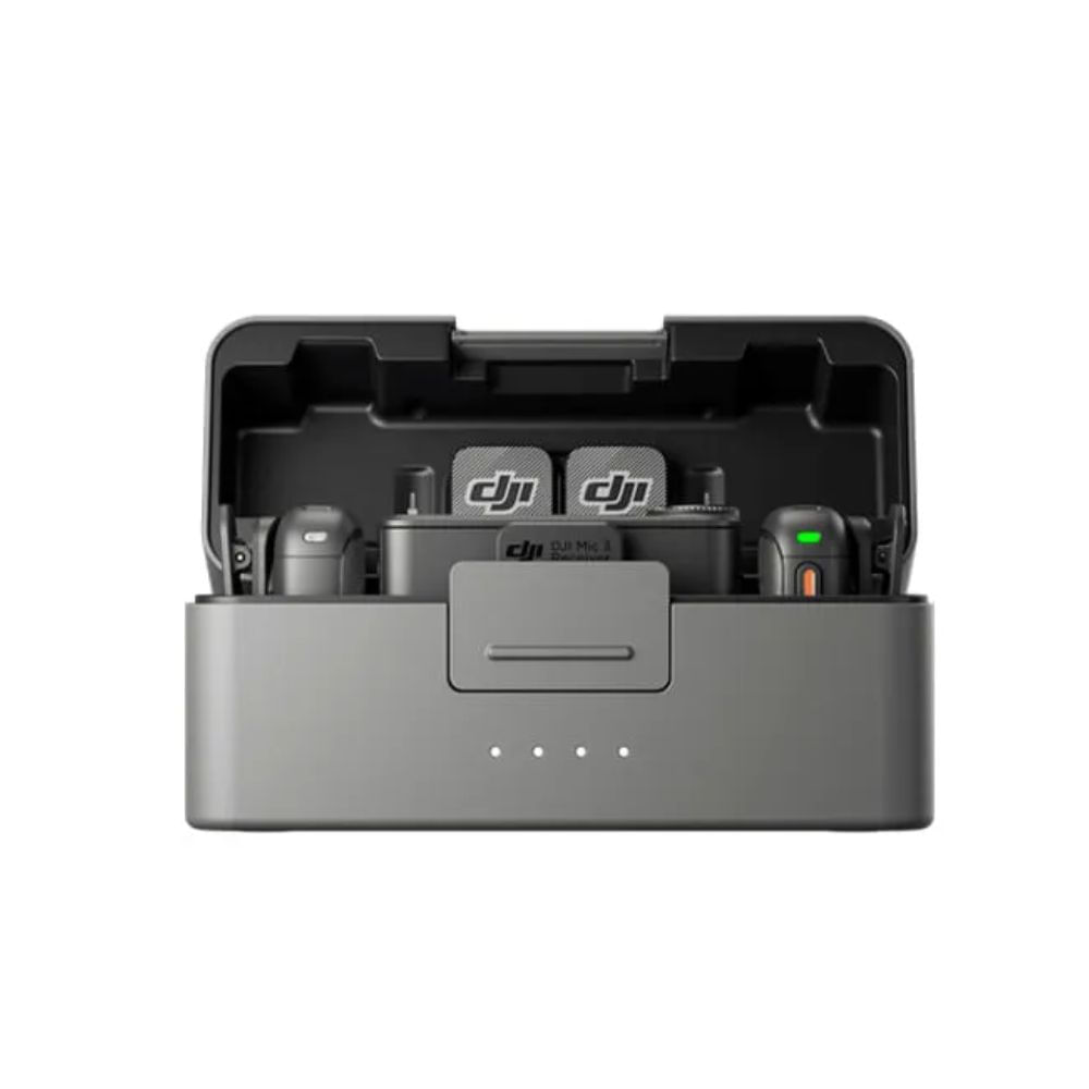 Micrófono Inalámbrico Profesional DJI Mic 3 - 2 TX 1RX con Estuche de Carga - Cancelación de Ruido