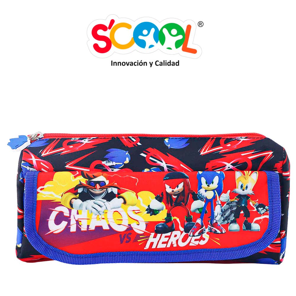Cartuchera SCOOL Ranger Grande Sonic