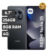 Smartphone XIAOMI Redmi Note 15 6.7"" 8GB 256GB 108MP+8MP Negro