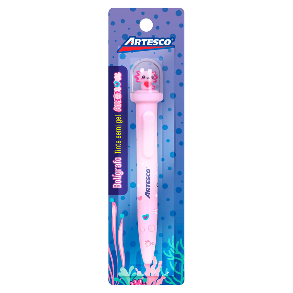 Lapicero ARTESCO Tinta Semi Gel Axolove