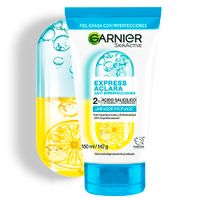Limpiador Profundo Facial GARNIER Anti-Imperfecciones Express Aclara Tubo 150ml