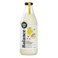 Yogurt Funcional DANLAC Balance Granadilla con Linaza y Fibra Botella 900g