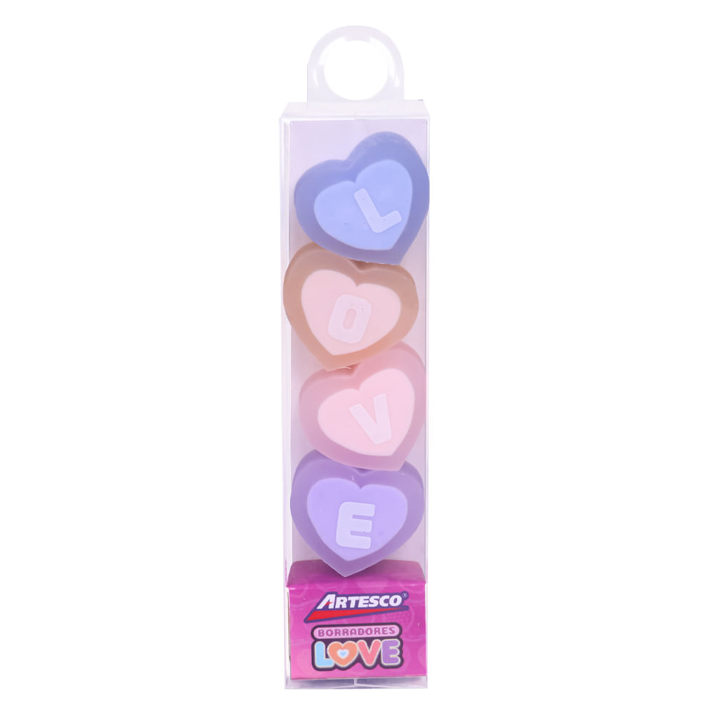 Set de Borradores ARTESCO Love x4