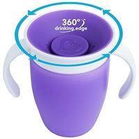 Vaso de Entrenamiento 360 MUNCHKIN 7 Oz Color Morado