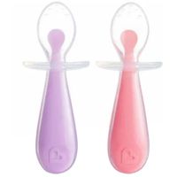 Set de Cucharas de Silicona MUNCHKIN Color Rosado