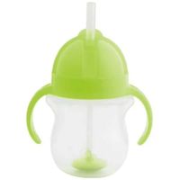Vaso Antiderrame con Asas y Sorbete Lock MUNCHKIN Color Verde