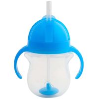 Vaso Antiderrame con Asas y Sorbete Lock MUNCHKIN Color Celeste