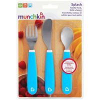 Set de Cubiertos de Entrenamiento MUNCHKIN Color Celeste