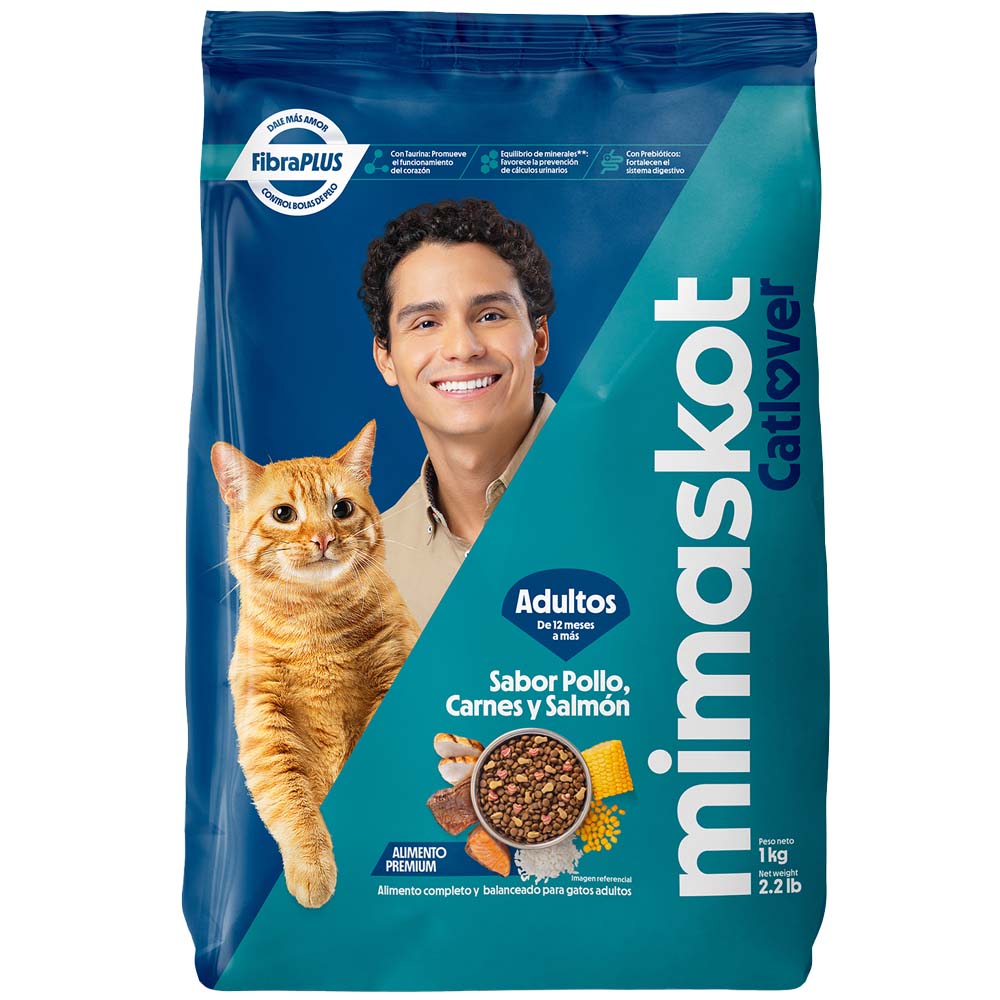 Alimento para Gato MIMASKOT Catlover Adultos Sabor Pollo Bolsa 1kg