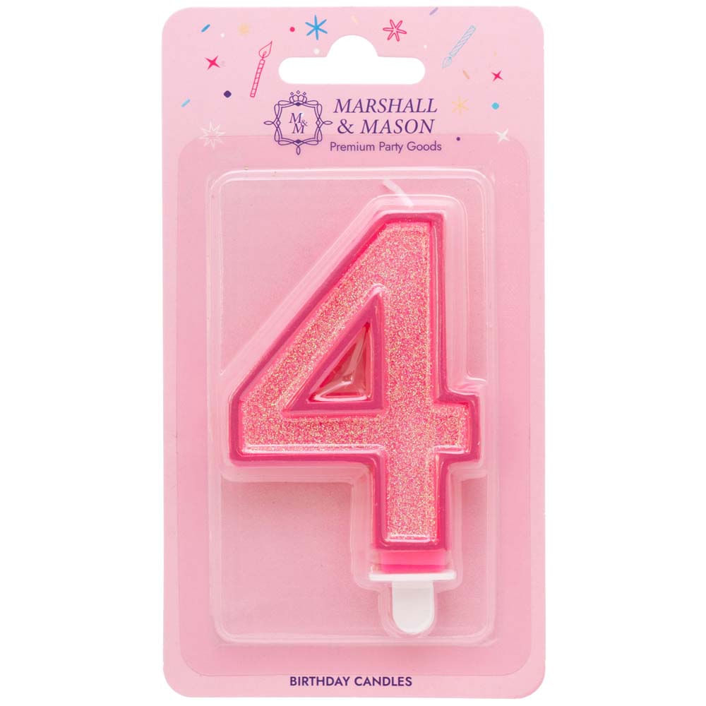 Vela de Cumpleaños MARSHALL & MASON Multicolor Deluxe Glitter #4
