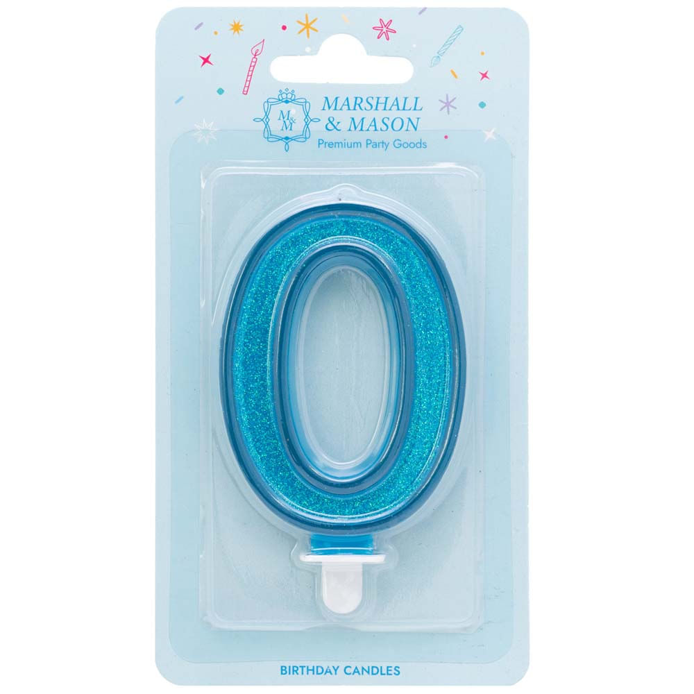 Vela de Cumpleaños MARSHALL & MASON Deluxe Glitter #0