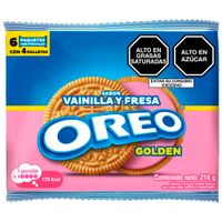 Galletas OREO Sabor a Fresa Paquete 6un