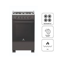 Cocina de Pie a Gas INDURAMA 4 Quemadores Goya Negro