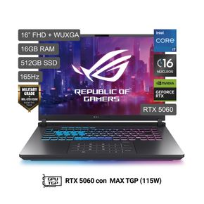 Asus ROG Strix 16 i7-14th HX 16GB RAM 512GB