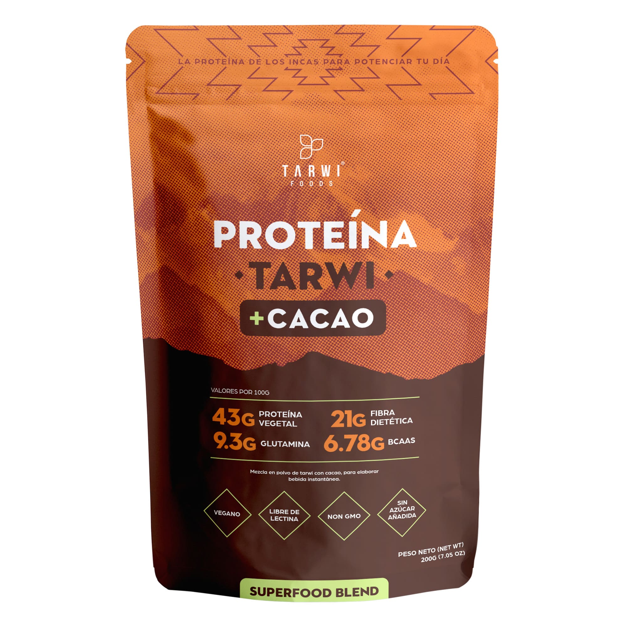Polvo Instantáneo de Cacao TARWI FOODS Doypack 200g