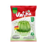 Gelatina UMSHA Sabor a Limón Bolsa 130g