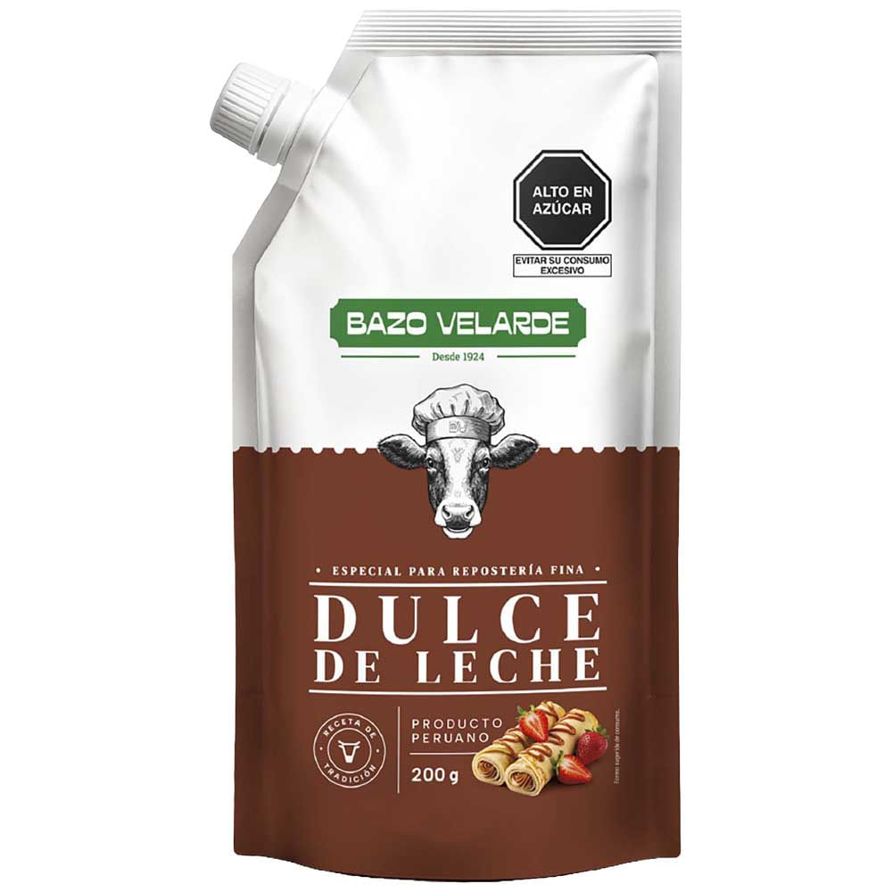 Dulce de Leche BAZO VELARDE Doypack 200g