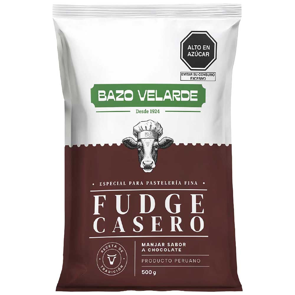 Fudge Casero BAZO VELARDE Bolsa 500g