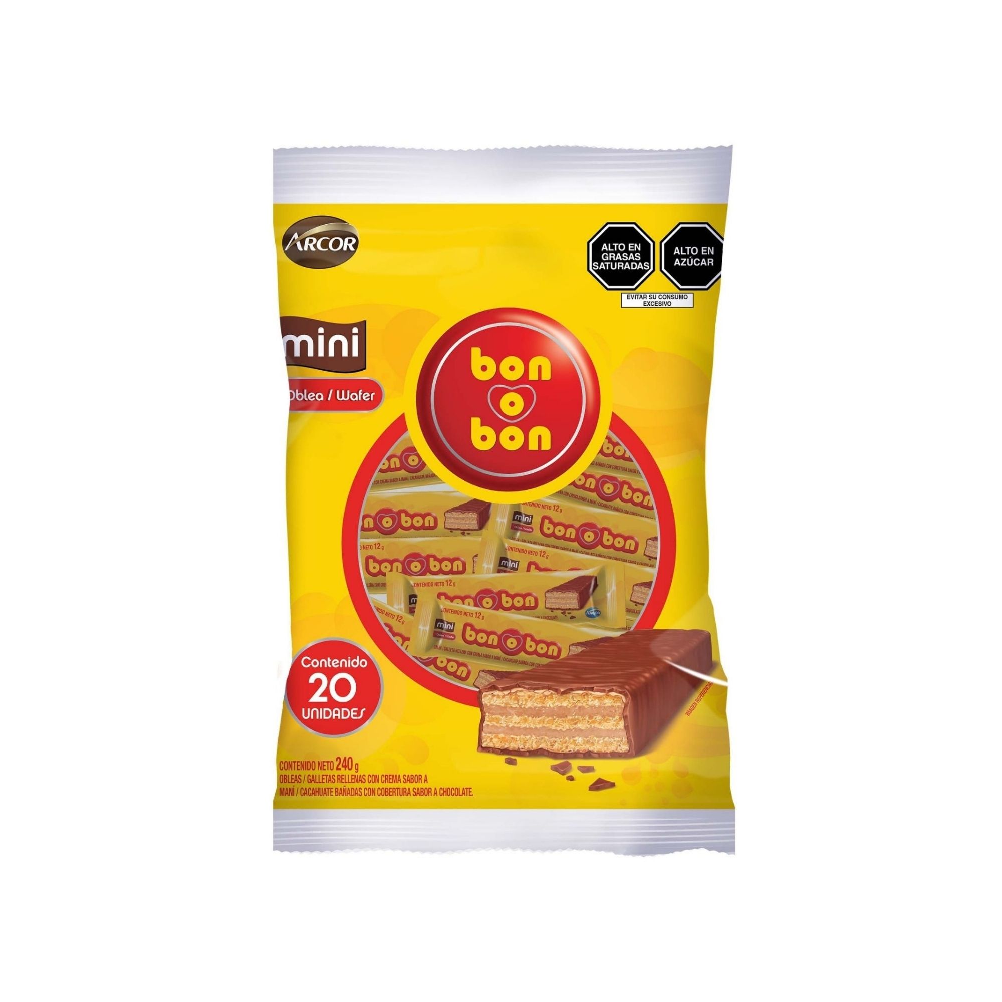 Mini Wafer BON O BON Bolsa 20un