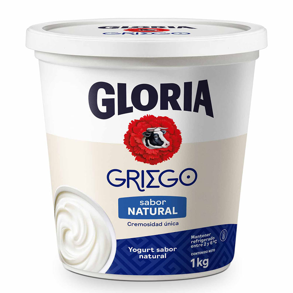 Yogurt Griego GLORIA Natural Pote 1Kg