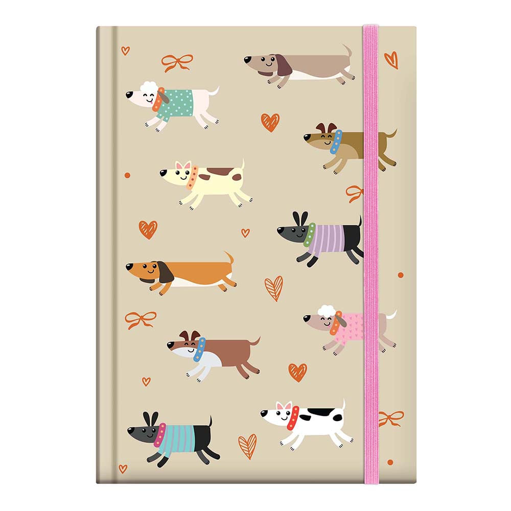 Libreta con Liga ARTESCO Glitter Puppy Love