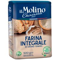 Harina de Trigo Integral IL MOLINO CHIAVAZZA Paquete 500g