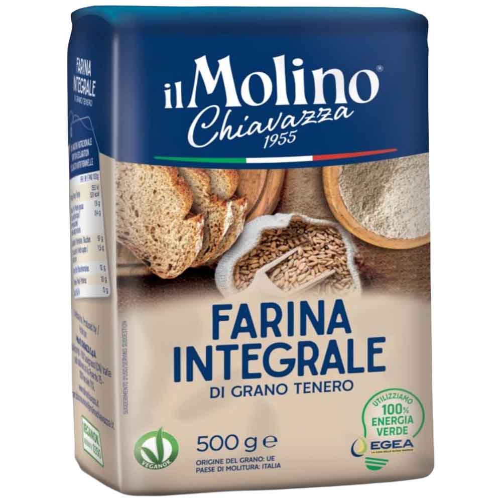 Harina de Trigo Integral IL MOLINO CHIAVAZZA Paquete 500g