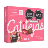 Chocolate CATITEJAS Fresa Caja 120g