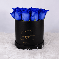 Box Clasico 12 Rosas Azules - Box Floral