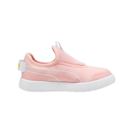 ZAPAPATILLA  PUMA COURTFLEX V3 SLIP-ON ROSADO NIÑA 398880-02 ZAPAPATILLA  PUMA COURTFLEX V3 SLIP ON ROSADO 398880-02 - TALLA 32