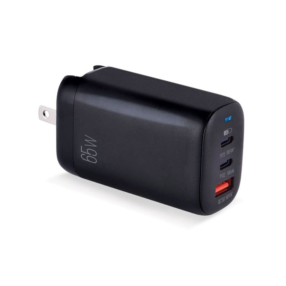 CARGADOR VOLTA P8 CARGA RÁPIDA 65W - 3 PUERTOS