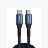CABLE 6A TIPO C-C 100W 1M - AZUL